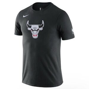 Nike x NBA Chicago Bulls City Edition Textured Logo Tee M